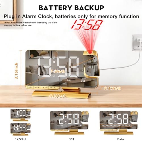 SZELAM Alarm Clock Bedside - Image 5