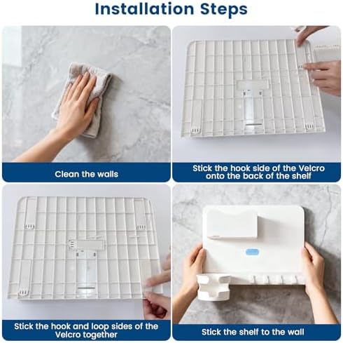 Floating Shelves for Bedside Shelf, Stick On Accessories Organizer, Dorm Room - Image 6