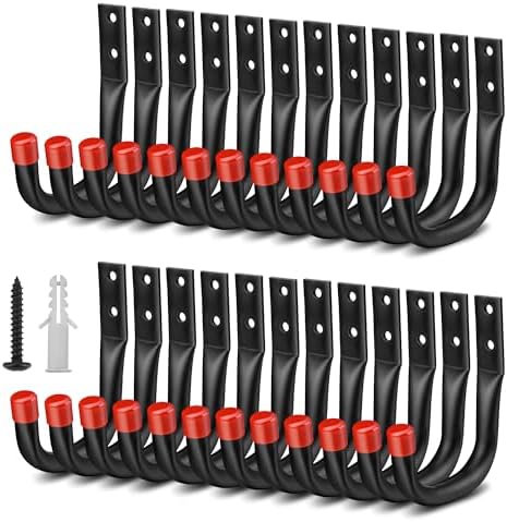 Nacial 24 Pack Heavy Duty Garage Hooks, 3.5" Wall Hooks by NacialPromise-Consumersfirstalways