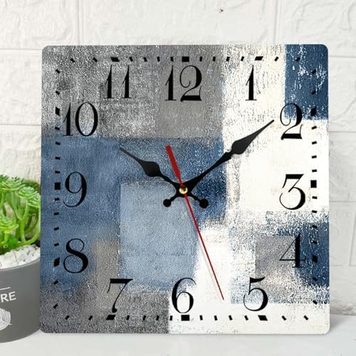ArtSocket Wall Clock Silent, 12 Inch Coastal by ArtSocket