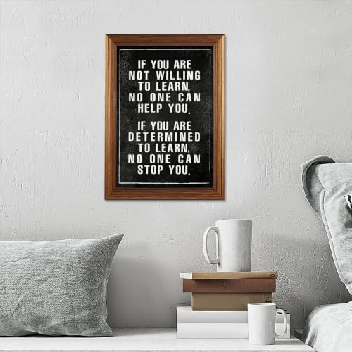 If You Are Not Willing To Learn Motivational Canvas Wall Art, Positive - Image 4