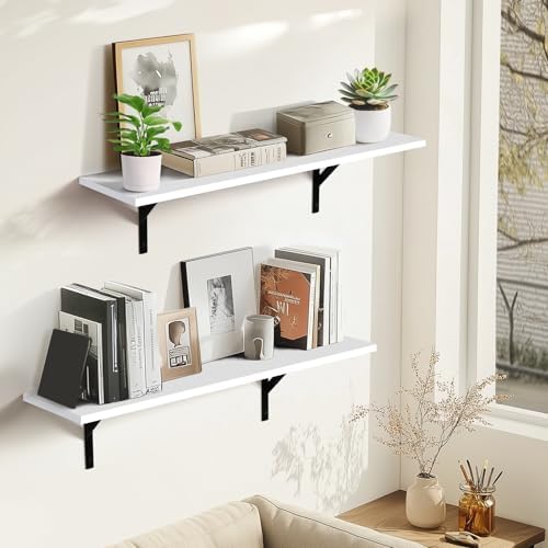 Tectocker-DOU 31.5" Long Floating Book Shelves - Image 2