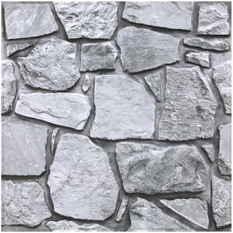 COMSTICKC 3D Faux Stone Wall Panel Peel and Stick Wall Tiles by COMSTICKCDECOR