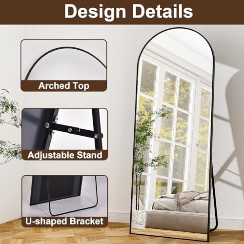 21" x 64"Arched Full Length Mirror - Image 4