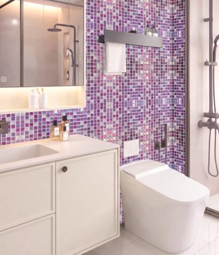 Yoillione 3D Mosaic Tile Sticker Removable Wallpaper Tile, 3D Self Adhesive - Image 4