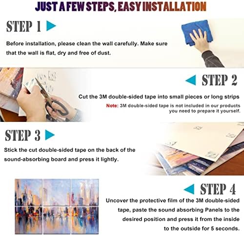 Decorative Acoustic wall Art panels, Sound Absorbing panels. - Image 7