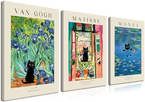 Monet Wall Art Set of 3 by MUWAKWallArt