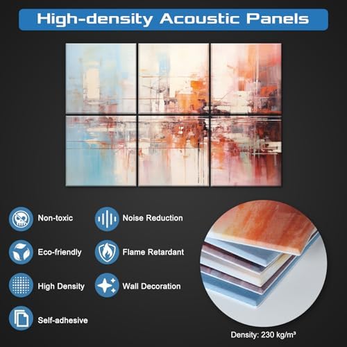 Decorative Acoustic Panels 6 Pack - Image 4