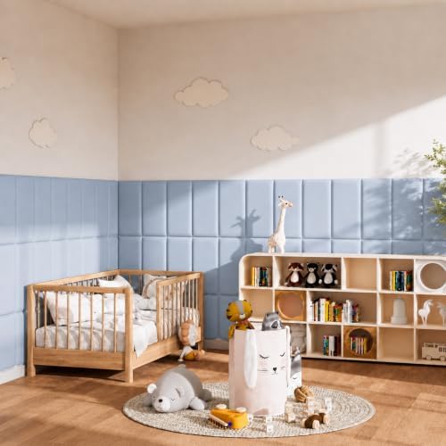 Anti Collision Wall Padding for Kids, Upholstered 3D Wall Panels - Image 5