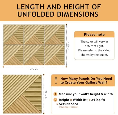 6 Pack Peel and Stick Acoustic Wall Panels - Image 2