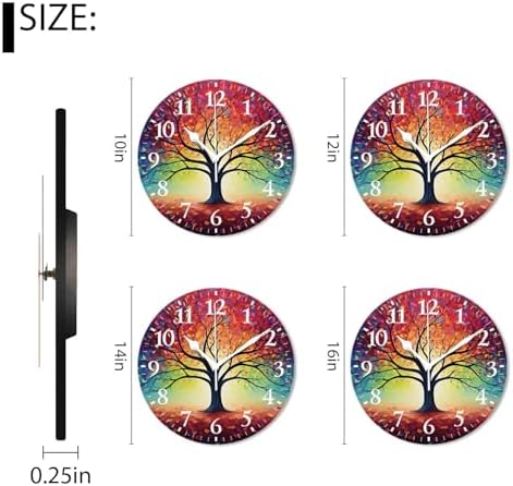 Non-Ticking Silent Wall Clocks - Image 2