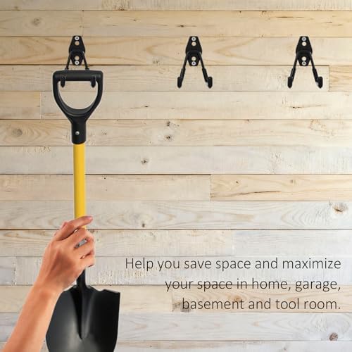 4 Pack Garage Hooks Heavy Duty, Garage Tool Organizer Wall Mount - Image 2