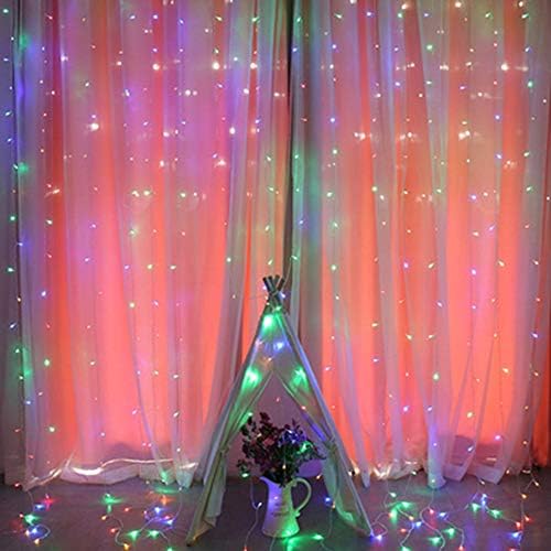 HOME LIGHTING Window Curtain String Lights, 300 LED 8 Lighting Modes Fairy - Image 6