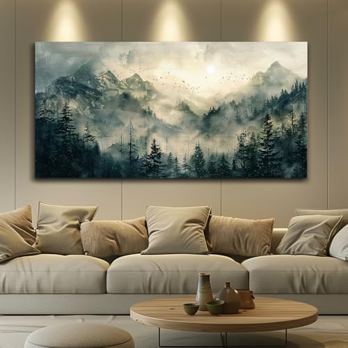 FUHAIHUA Canvas Wall Art For Living Room Framed Wall Decor For Bedroom Modern - Image 3