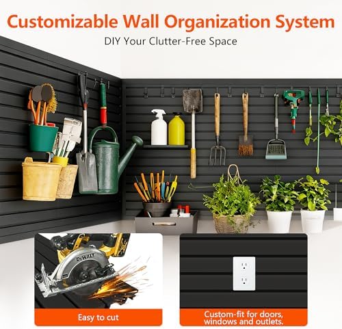 Slat Wall Paneling 4 x 4 ft, Garage Storage & Organization System - Image 6