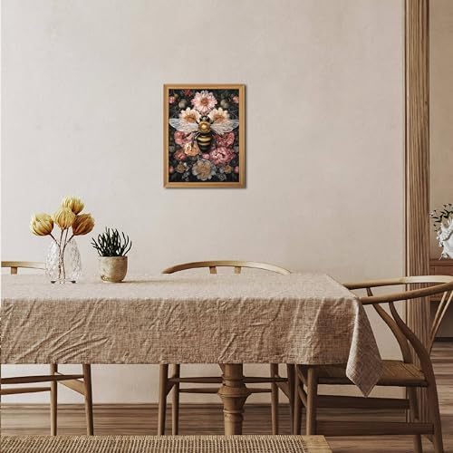 Framed Vintage 3D Textured Wall Art - Image 4