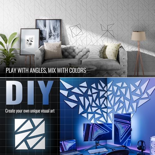 22 Pack Acoustic Panels, Decorative Sound Panels, High Density Soundproof Wall - Image 6