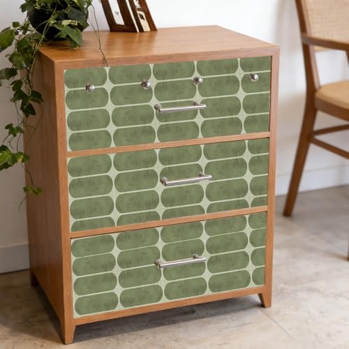 Green Nordic Style Wallpaper Wall Tile Peel and Stick Wallpaper Wall Paper Self - Image 4