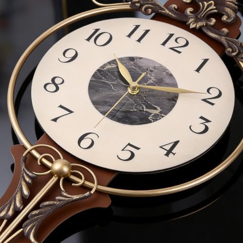 Vintage Modern Wall Clock with Silent Quartz Movement - Image 6