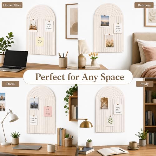 Large Arched Felt Bulletin Board, Sized 36" x 24" - Image 6