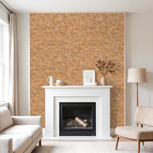 VEELIKE Natural Cork Peel and Stick Wallpaper - Image 2