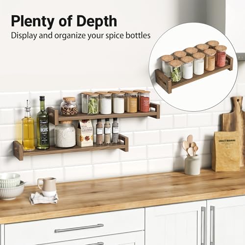 Solid Wood Floating Shelf, 23.6" Wall Shelf - Image 5