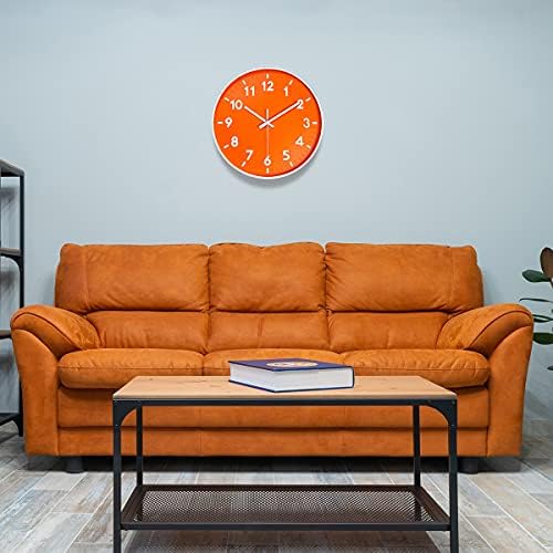 JENLYSTIME 12 Inch 3D Number Modern Indoor/Outdoor Wall Clock, Round Bright - Image 6