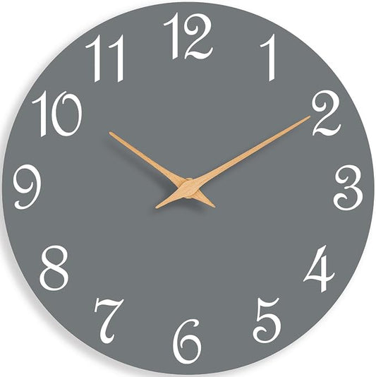 Roymnie Wall Clock 14 Inch, Modern Wall Clocks Battery Operated, Silent Non by Unknown