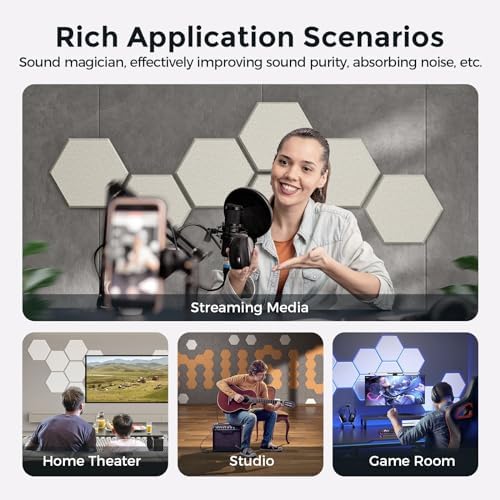 Self-Adhesive Acoustic Panels, 2nd Generation Sound Absorbing Panel, - Image 6