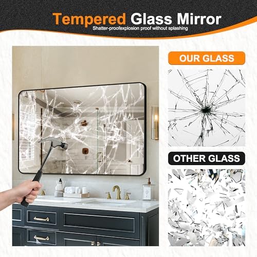 Delma Bathroom Vanity Mirror - Image 6