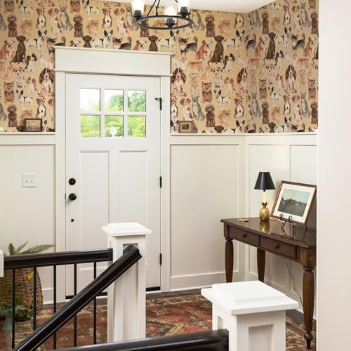 Peel & Stick Waterproof Vinyl Wallpaper Animal- Dog & Camper Themes, Removable - Image 5