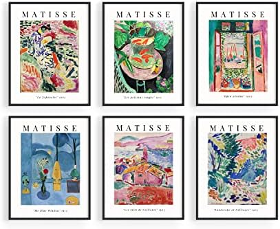 HAUS AND HUES Aesthetic Posters – Vibrant Matisse Wall Art Set, Summer Abstract by HausandHuesArtPrints