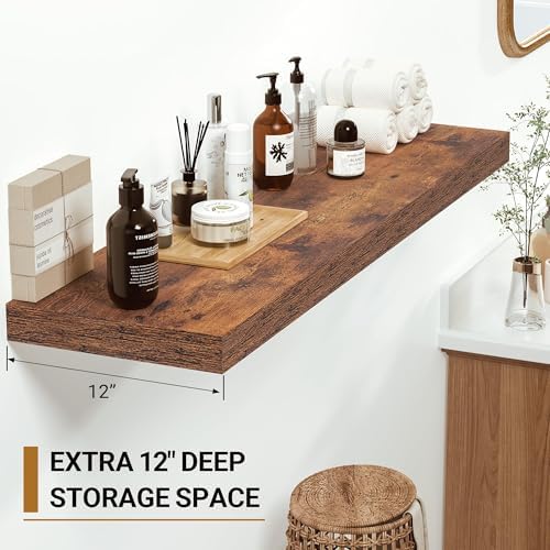 Vivelove Deep Floating Shelves, 16 x 12 Inch - Image 4