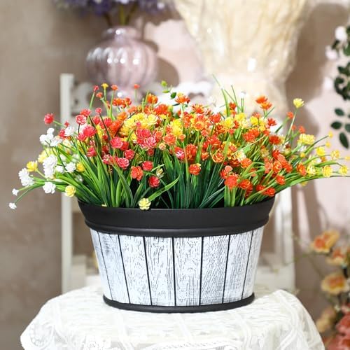 Layhit 6 Pcs Wall Hanging Planters, 12 Inches, Wood White - Image 6