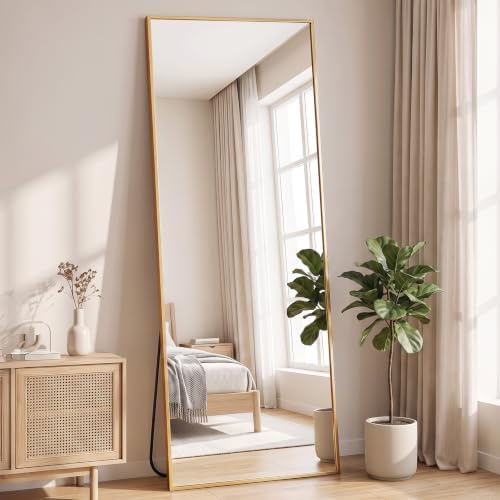 NEWBULIG Full Length Floor Mirror 65"x24", Body Standing Mirror by NEWBULIG