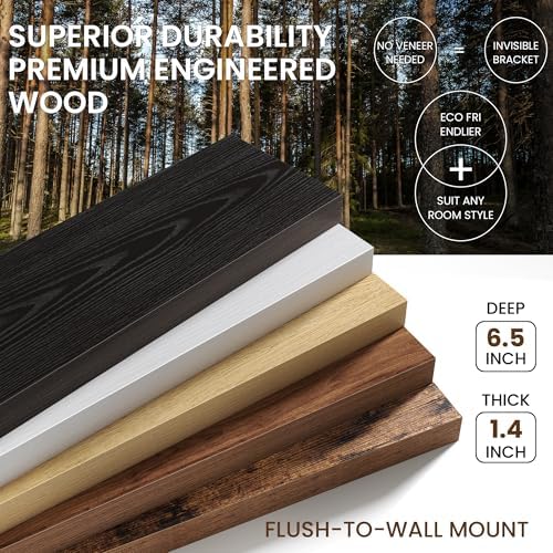 Vivelove 40 Inch Floating Shelves Wall Mounted - Image 5