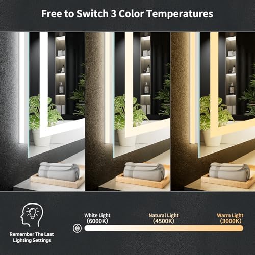 24"x60" LED Bathroom Mirror - Image 4