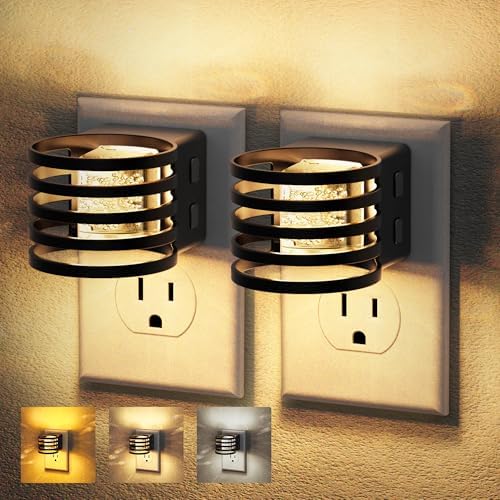 JandCase LED Night Light, Auto Bubble Night Lights Plug into Wall Dimmable by JandCase