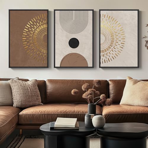 Boho Neutral Abstract Wall Art, 3 Piece, 20x30 In by Cuspin