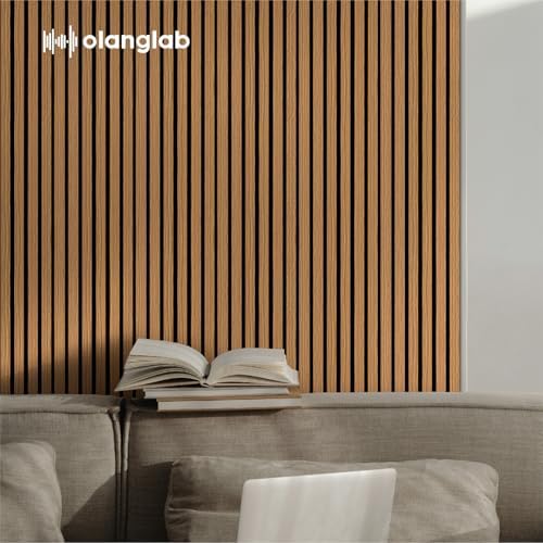 Olanglab Wood Panels for Wall 4Pack 94.5"x12.6" Cherry Toned - Image 6