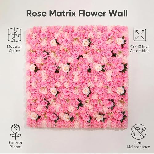Flower Wall Backdrop 2 Panels 16×24 Inch - Image 4