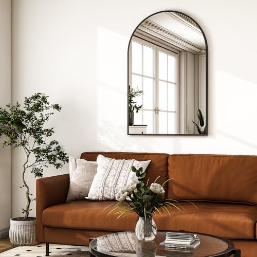 HARRITPURE 16"x24" Arched Bathroom Mirror - Image 2