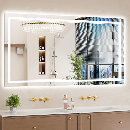 30"x55" LED Bathroom Mirror by WISSMIELSHOME