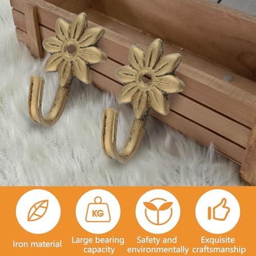 MOROBOR Flower Decorative Wall Hooks - Image 3