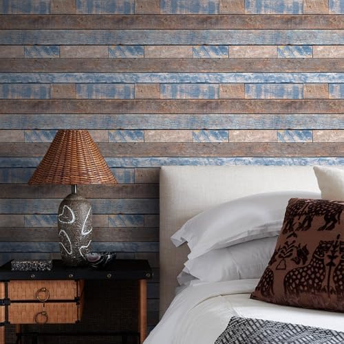 COMSTICKC 3D Peel and Stick Faux Wood Wall Sticker - Image 6