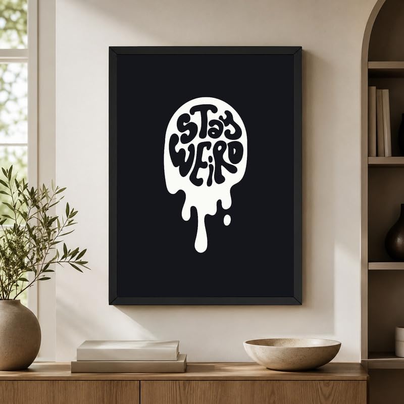 InkFlow Posters Stay Weird Canvas Poster - Image 6