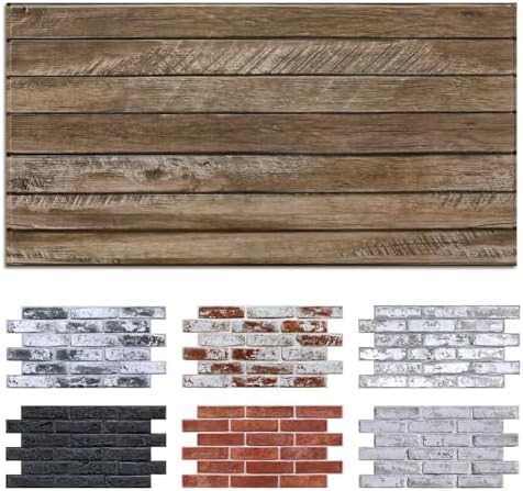 Commomy Faux Wood 3D Peel and Stick by CommomyDecor