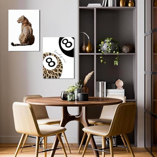Trendy Leopard Canvas Wall Art Set of 3 - Image 5