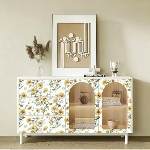 Livebor Daisy Floral Peel and Stick Wallpaper - Image 3