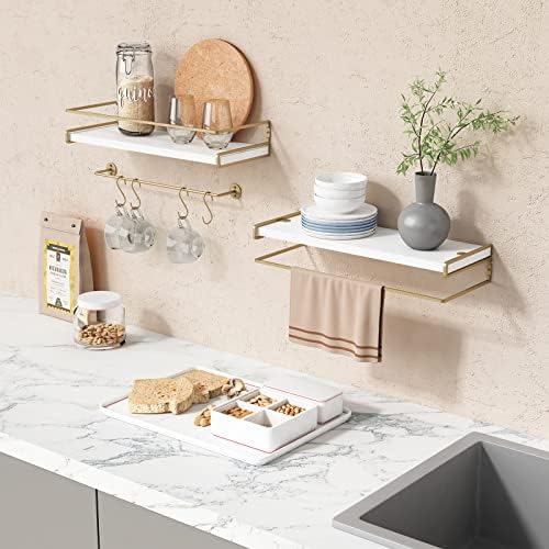 Forbena Floating Bathroom Shelves Wall Mounted - Image 2